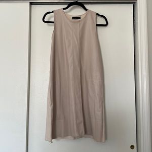 Zara Leather/Knit Dress